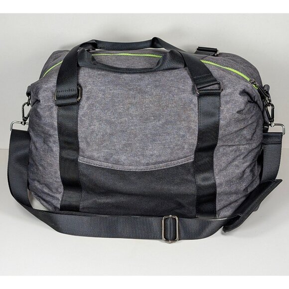 Fabletics Gym Bag Beach Yoga Crossbody Tote Travel Duffel Workout Pilates Gray - Picture 4 of 8